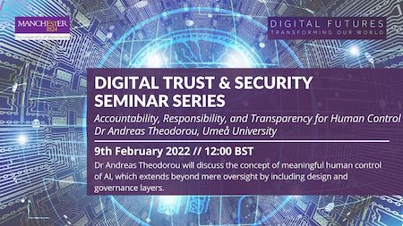 Digital Trust and Security Seminar Series- Dr Andreas Theodorou