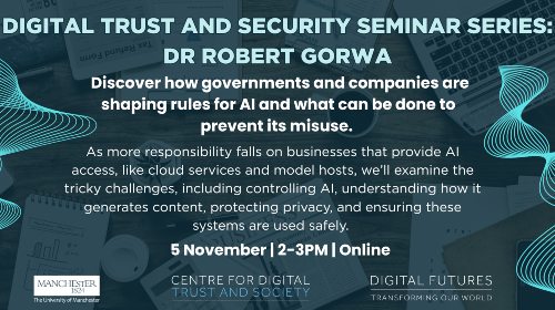 Centre for Digital Trust and Society Seminar: Rob Gorwa 